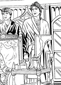 Fisă de colorat cu Harry potter ordinul phoenix de colorat p06