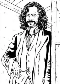 Fisă de colorat cu Harry potter ordinul phoenix de colorat p12