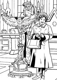 Fisă de colorat cu Harry potter ordinul phoenix de colorat p20