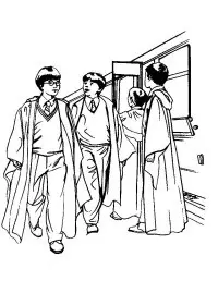 Fisă de colorat cu Harry potter prizonierul din azkaban de colorat p22