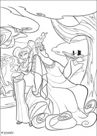 Fisă de colorat cu Hercule de colorat p14