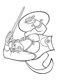 Fisă de colorat cu Hercule de colorat p18