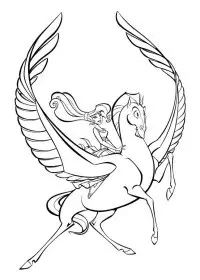 Fisă de colorat cu Hercule de colorat p47