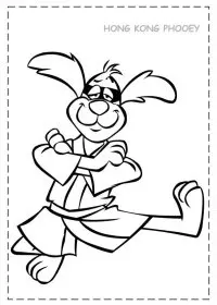 Hong Kong Phooey de colorat