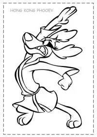 Fisă de colorat cu Hong kong phooey de colorat p10