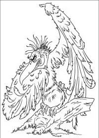 Fisă de colorat cu Horton de colorat p12