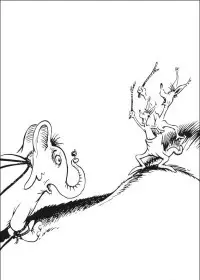 Fisă de colorat cu Horton de colorat p24