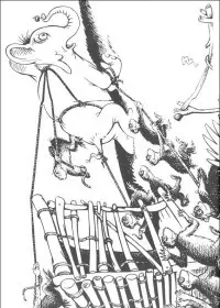 Fisă de colorat cu Horton de colorat p25