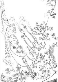 Fisă de colorat cu Horton de colorat p26