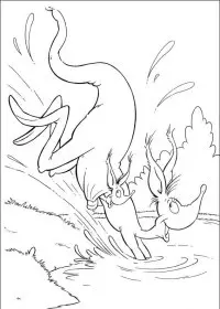 Fisă de colorat cu Horton de colorat p40