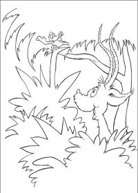 Fisă de colorat cu Horton de colorat p42