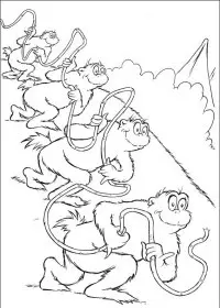 Fisă de colorat cu Horton de colorat p50