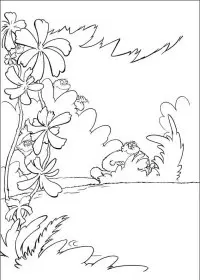 Fisă de colorat cu Horton de colorat p51