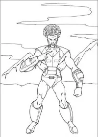 Fisă de colorat cu Hulk de colorat p26
