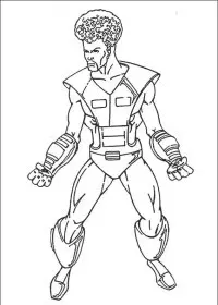 Fisă de colorat cu Hulk de colorat p31