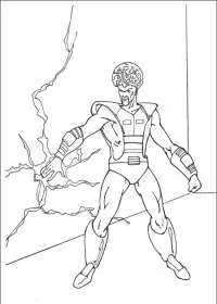 Fisă de colorat cu Hulk de colorat p43