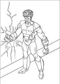 Fisă de colorat cu Hulk de colorat p62