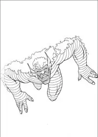Fisă de colorat cu Hulk de colorat p69