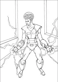 Fisă de colorat cu Hulk de colorat p76