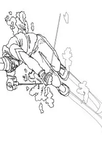 Fisă de colorat cu Iarna de colorat p32