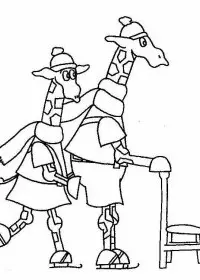 Fisă de colorat cu Iarna de colorat p40