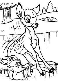 Fisă de colorat cu Iarna de colorat p43