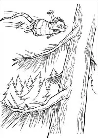 Fisă de colorat cu Ice age de colorat p16