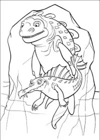 Fisă de colorat cu Ice age de colorat p23