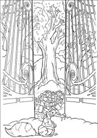 Fisă de colorat cu Ice age de colorat p27