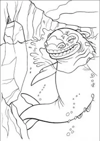 Fisă de colorat cu Ice age de colorat p29