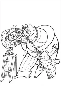 Fisă de colorat cu Igor de colorat p08