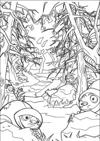 Fisă de colorat cu Igor de colorat p14