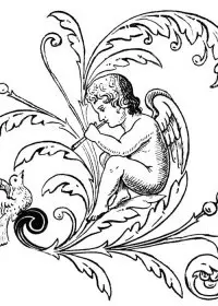 Fisă de colorat cu Ingerasi de colorat p33