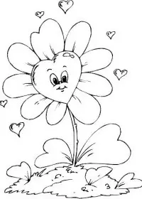 Fisă de colorat cu Inimioare de colorat p09