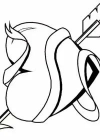 Fisă de colorat cu Inimioare de colorat p13