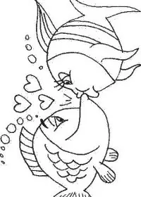 Fisă de colorat cu Inimioare de colorat p20