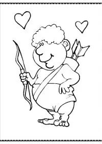 Fisă de colorat cu Inimioare de colorat p24