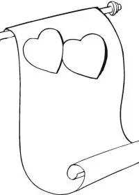 Fisă de colorat cu Inimioare de colorat p31