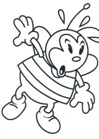 Fisă de colorat cu Insecte buburuze de colorat p05