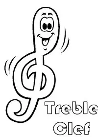 Fisă de colorat cu Instrumente muzicale de colorat p13