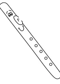 Fisă de colorat cu Instrumente muzicale de colorat p29