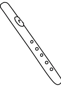Fisă de colorat cu Instrumente muzicale de colorat p30