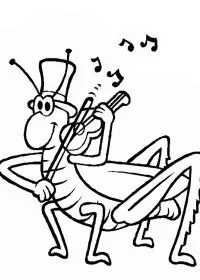 Fisă de colorat cu Instrumente muzicale de colorat p33