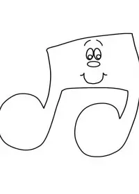 Fisă de colorat cu Instrumente muzicale de colorat p43