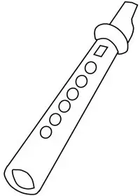 Fisă de colorat cu Instrumente muzicale de colorat p46