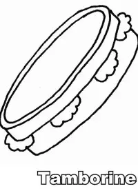 Fisă de colorat cu Instrumente muzicale de colorat p49