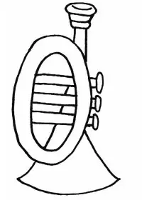 Fisă de colorat cu Instrumente muzicale de colorat p51