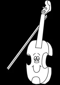 Fisă de colorat cu Instrumente muzicale de colorat p52