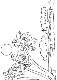 Fisă de colorat cu Insule de colorat p11