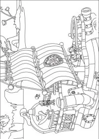 Jake Si Piratii Din Tara De Nicaieri de colorat